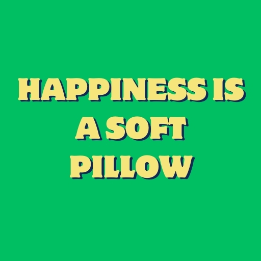 Happiness is a Soft Pillow