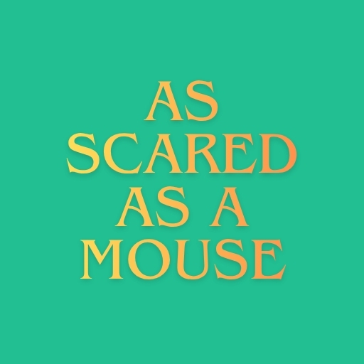 As scared as a mouse