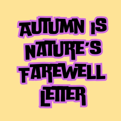 Autumn Is Nature’s Farewell Letter
