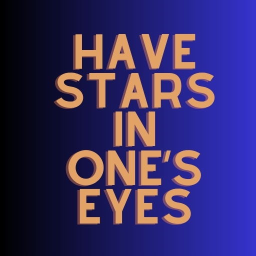 Have Stars in One’s Eyes
