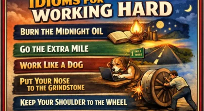 Idioms for Working Hard