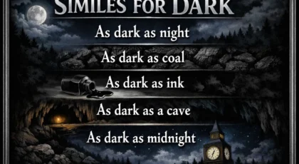 Similes for Dark
