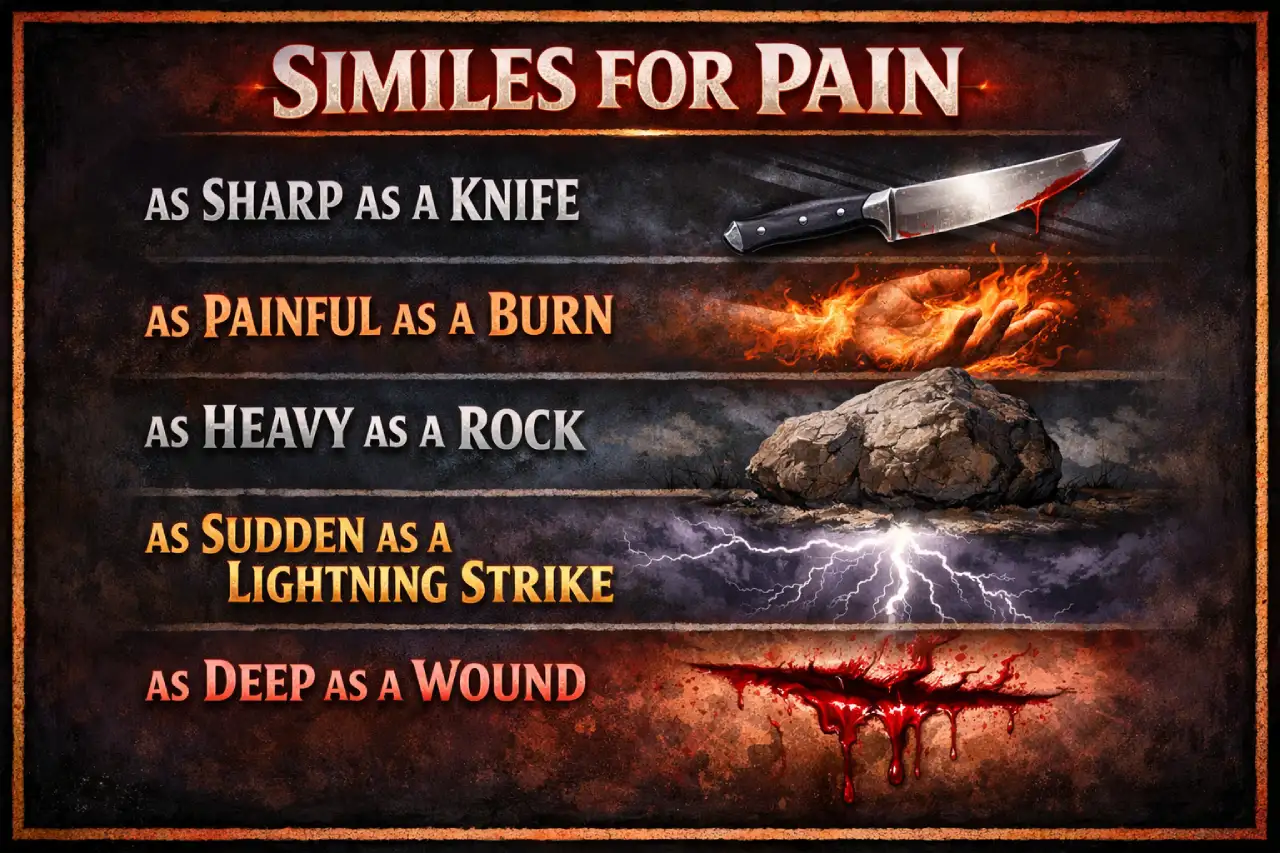 Similes for Pain
