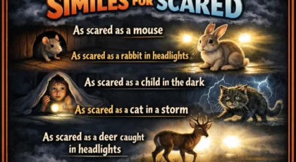 Similes for Scared