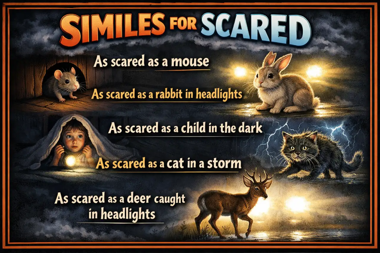 Similes for Scared