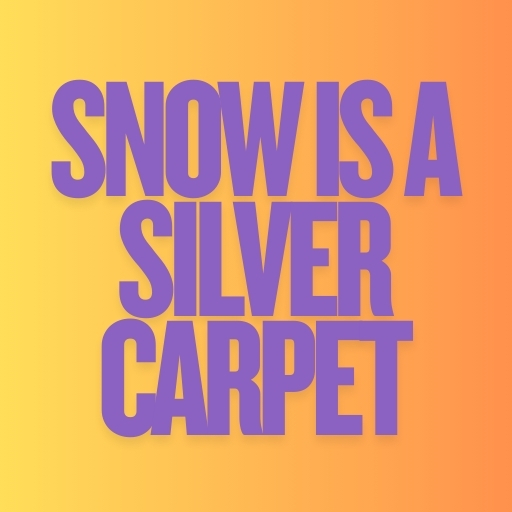 Snow Is a Silver Carpet