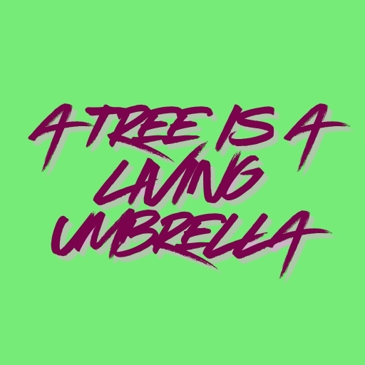 A Tree Is a Living Umbrella