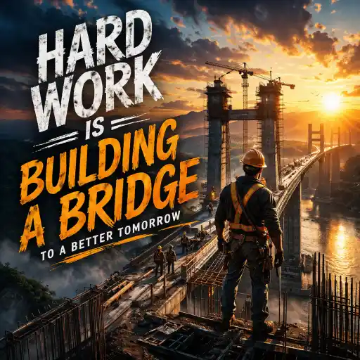 Hard Work Is Building a Bridge