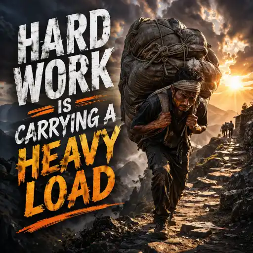 Hard Work Is Carrying a Heavy Load