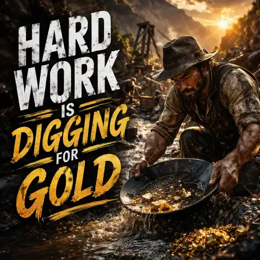 Hard Work Is Digging for Gold