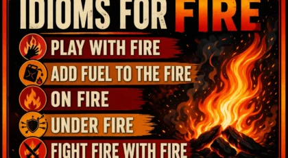 Idioms for Fire