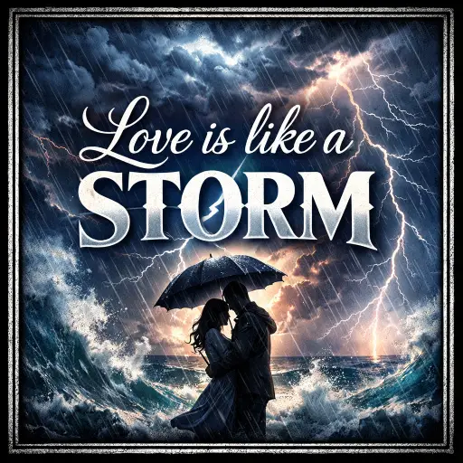 Love is like a storm