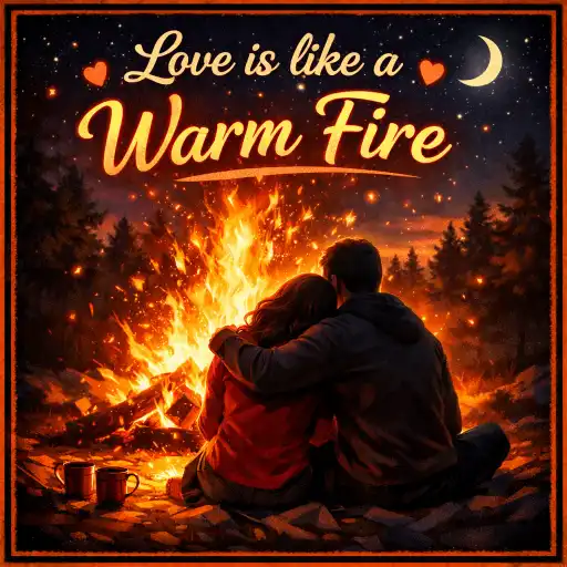Love is like a warm fire