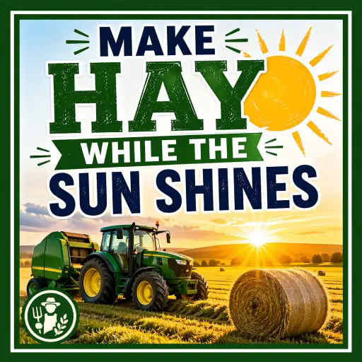 Make Hay While the Sun Shines