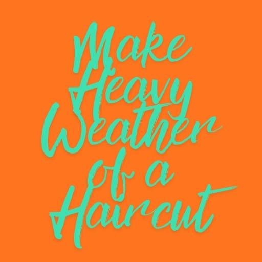 Make Heavy Weather of a Haircut