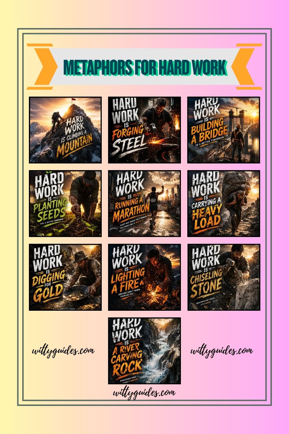 Metaphors for Hard Work