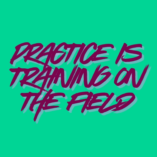 Practice Is Training on the Field
