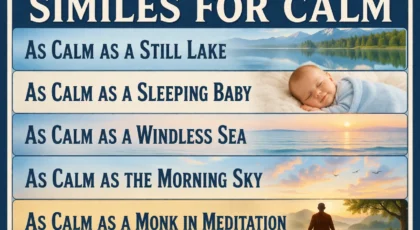 Similes for Calm