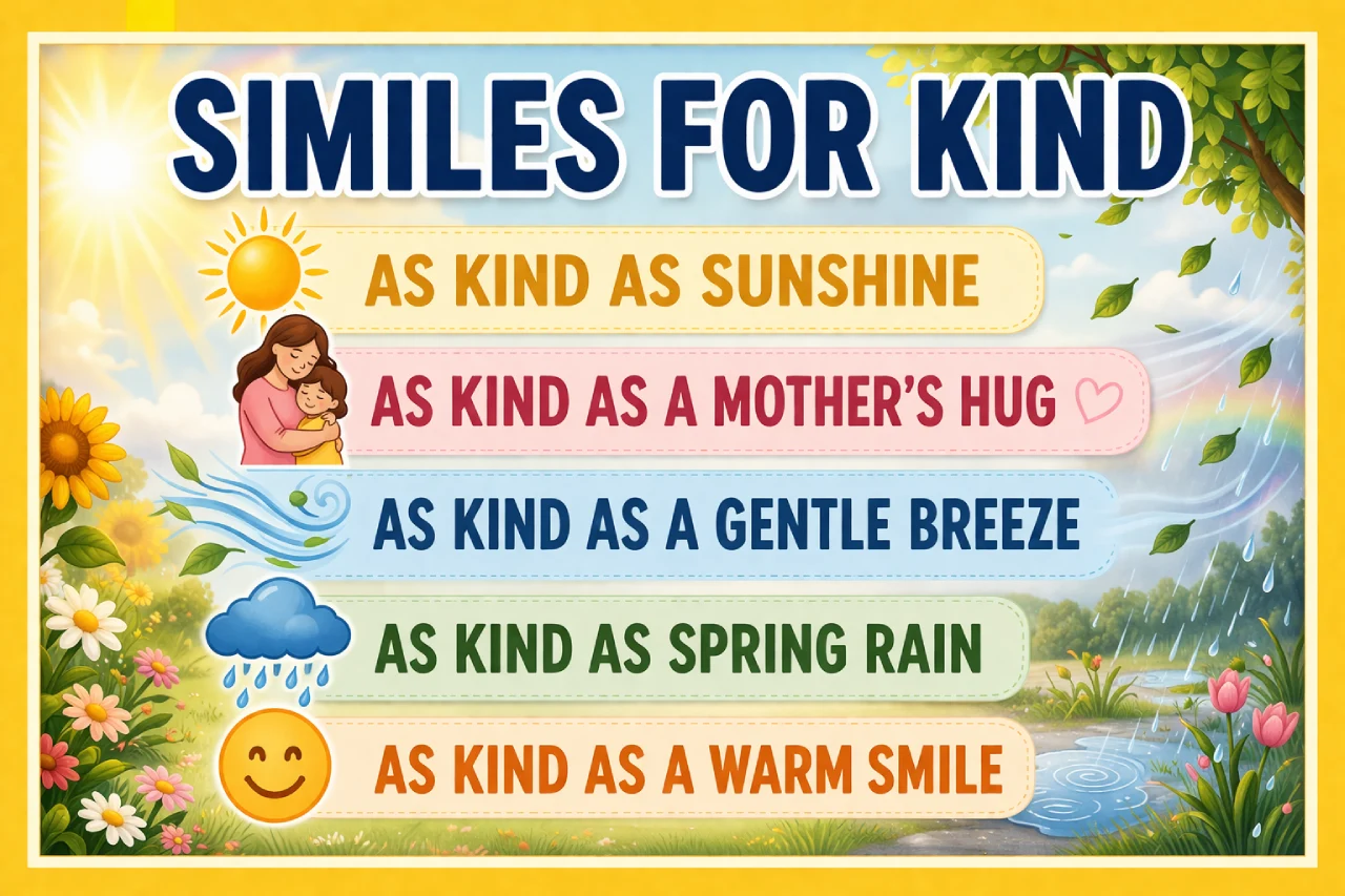 Similes for Kind