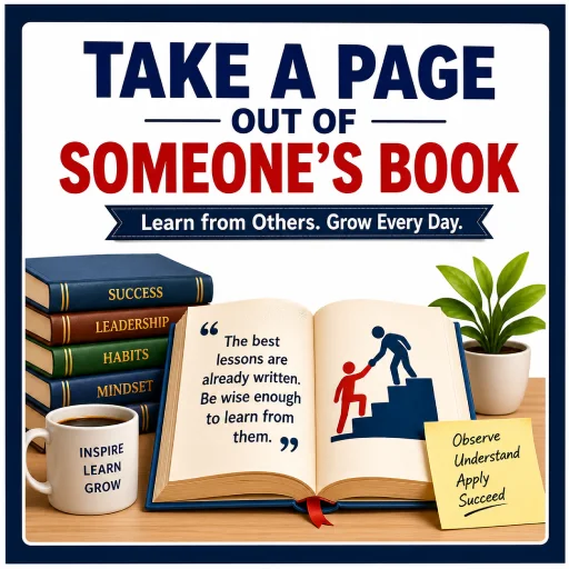 Take a Page Out of Someone’s Book