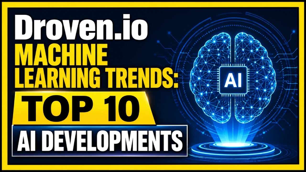 Droven.io Machine Learning Trends: Top 10 AI Developments